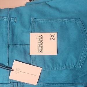 Ladies High Rise Xtra Flare, Stretch, BLUE